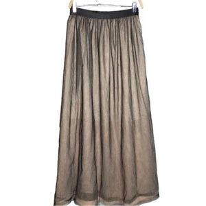 Bebe Tulle Maxi Skirt